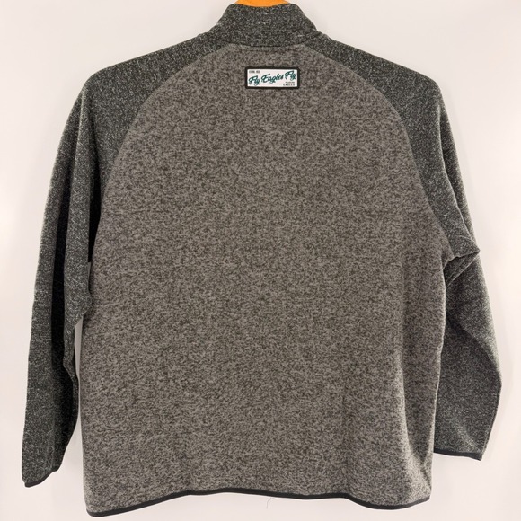 Darius Rucker Philadelphia Eagles Mens 3XL Quarter Zip Pullover Fleece Grey NFL - Picture 5 of 8